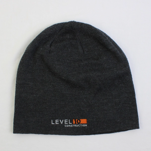 Unisex District Gray Knit Hat Made For Level 10 Construction One Size