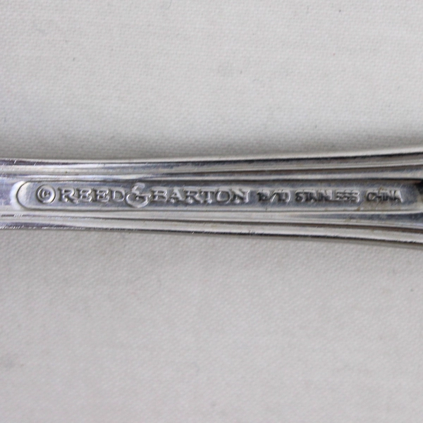 Reed & Barton Vintage Silverware Set of 6 Renaissance Salad Forks 7.25" 18/10