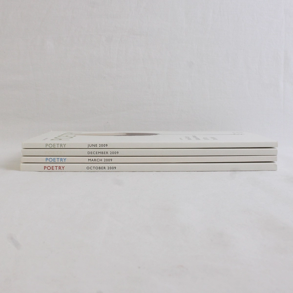 Lot of 4 Poetry Magazines March June October December 2009 Paperback