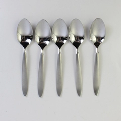 Lot Of 5 Oneida Silver Emery (Stainless) Flatware Soup Spoons 7.25" Long