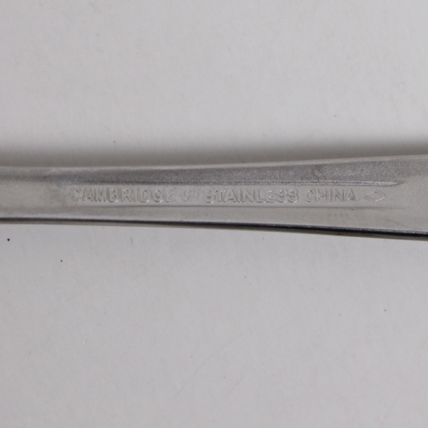 Lot Of 8 Cambridge Silver Codie Pattern Salad Forks 6.25" All the Same Backs SS