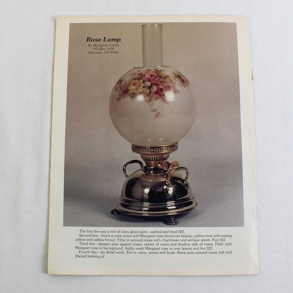 Vintage The China Decorator Magazine January 1983 Issue Volume 28 No 1