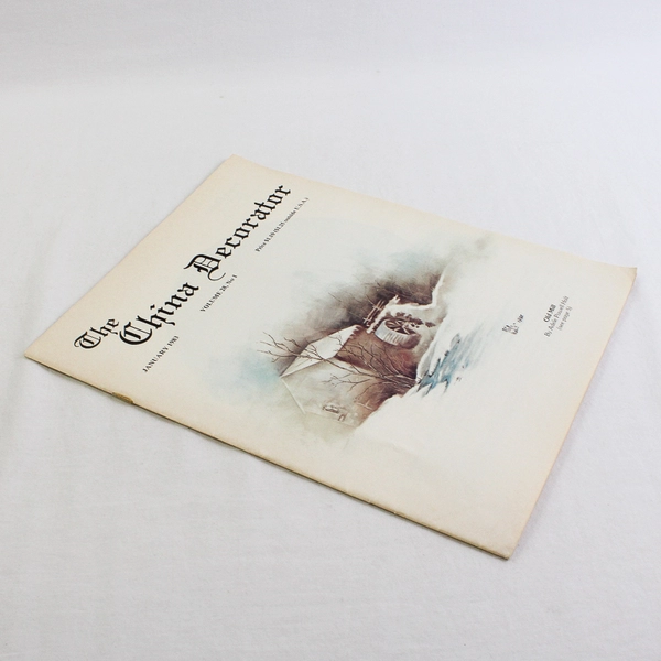 Vintage The China Decorator Magazine January 1983 Issue Volume 28 No 1