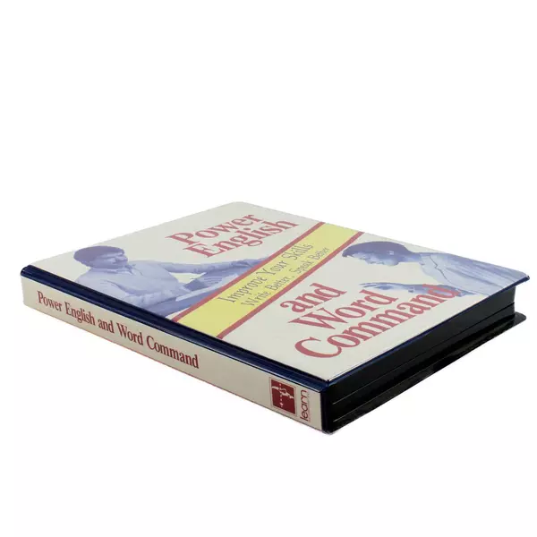 Power English & Word Command Cassette Set w/ 3 Books Untested