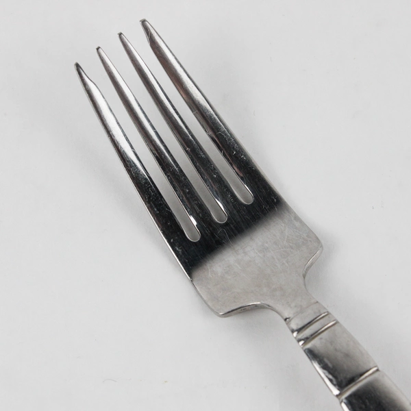 Lot of 3 Wallace Silver Chantel Pattern 18/10 SS Salad Forks 7.25" Rare HTF