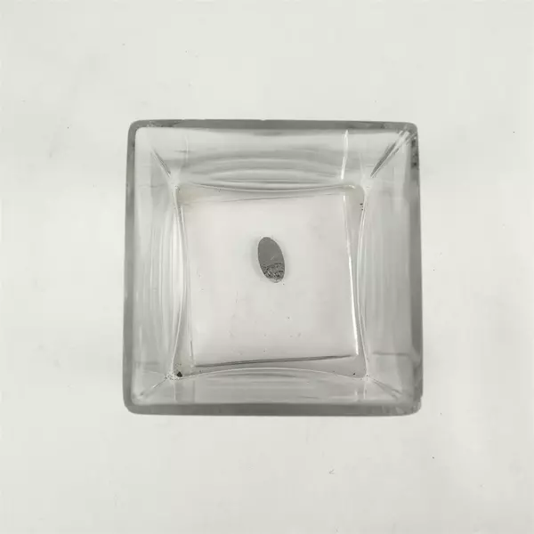 Xcell Clear Heavy Glass Cube Planter Vase 4.5x4.5x5in Thick Walls