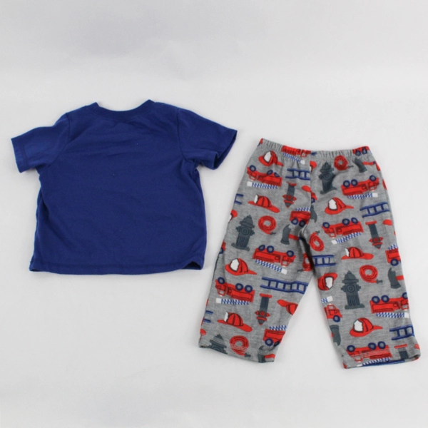 Shirt & Pants Set by Carter's Blue Truck Design Baby Boy Size 12 Months