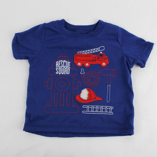 Shirt & Pants Set by Carter's Blue Truck Design Baby Boy Size 12 Months