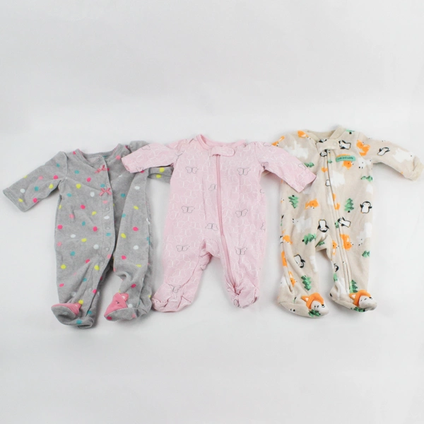 Lot of 3 Carter's One Piece Bodysuits Girl's Size Newborn