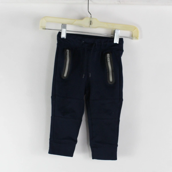 Lot of 2 Pants and Shorts Pull On Elastic Waist Boys Size 24 Months