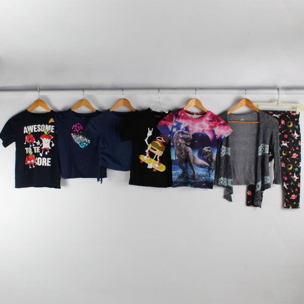 Lot of 7 Girls Clothing Spring Summer Wardrobe Size 7