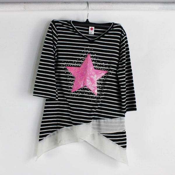 Lot of 2 Long Sleeve Tops Girl's Size Large