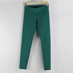 BP Green Black Striped Leggings Women's Size Large