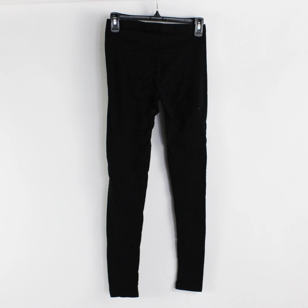 Lot of 2 Black Pants Flirtitude Leggings Old Navy Linen Women's Size Medium