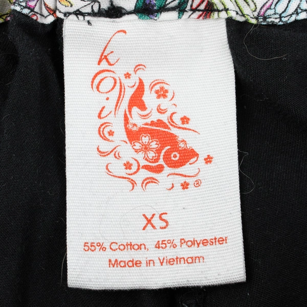 Koi Cargo Scrub Pants Black Elastic Waist Drawstring Women Petite Extra Small