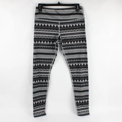 Scorpio Sol Leggings Black Gray Geometric Print Yoga Pants Women's Size Small