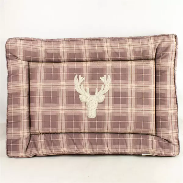 Paws Indian Red Padded Pet Bed Deer