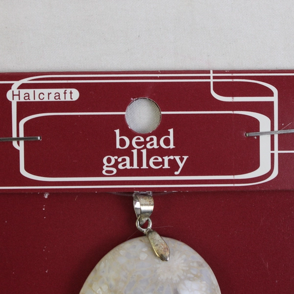 Lot of 4 Halcraft Bead Gallery Fashion Stone Pendants, New