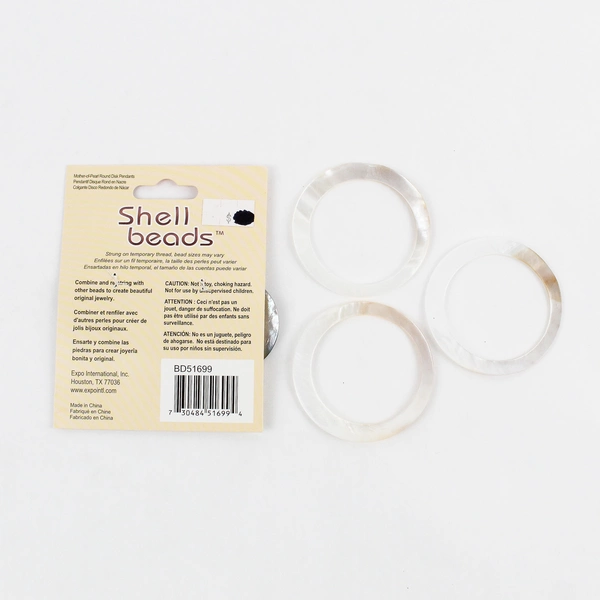 Lot of 5 Abalone Shell 2 Pendants and 3 Shell Hoops