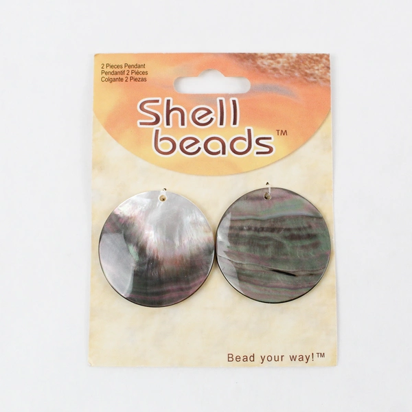 Lot of 5 Abalone Shell 2 Pendants and 3 Shell Hoops