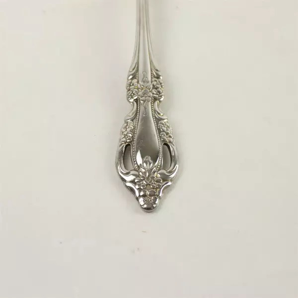 Set of 7 Oneida Raphael Stainless Oval Soup Spoons 