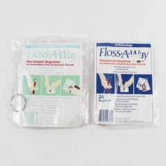 Lot of 2 Floss-A-Way Organizers for Embroidery Floss & Threads Organizing