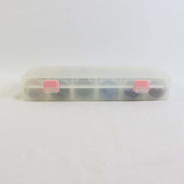 Box of 28 Small Containers Craft Beads for Jewelry-Making, Asstd. Colors & Sizes