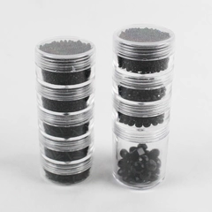 Small Seed and Bugle Beads for Jewelry-Making Black