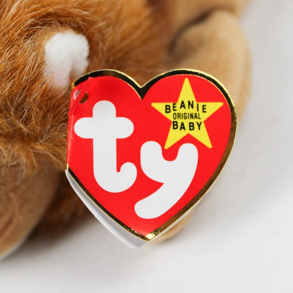 TY Beanie Babies Roary 1996 Brown Lion With Mane With Tag Plush Toy #4069