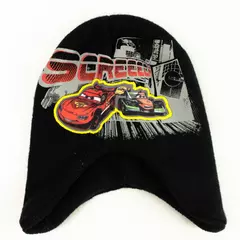 Disney Pixar Cars Lightning McQueen Toddler Knitted Beanie Black