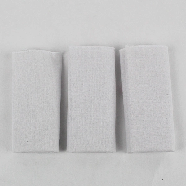 Set of 3 Women's Floral Embroidered White Handkerchiefs