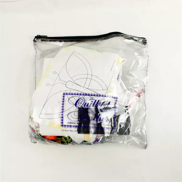 Lot of 10 Butterfly Fabric Assorted Sizes Prints Quilting Sewing Craft