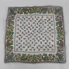 Vintage Multicolor Floral Print Women's Handkerchief