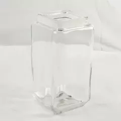 Anchor Hocking Stackable Square Glass Jar No Lid 8.75in x 4.25in
