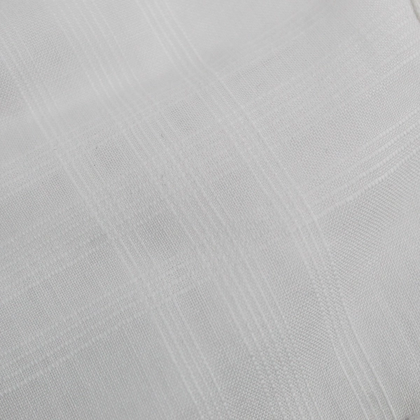 Vintage R Monogram Brown Embroidery On Sheer White Handkerchief