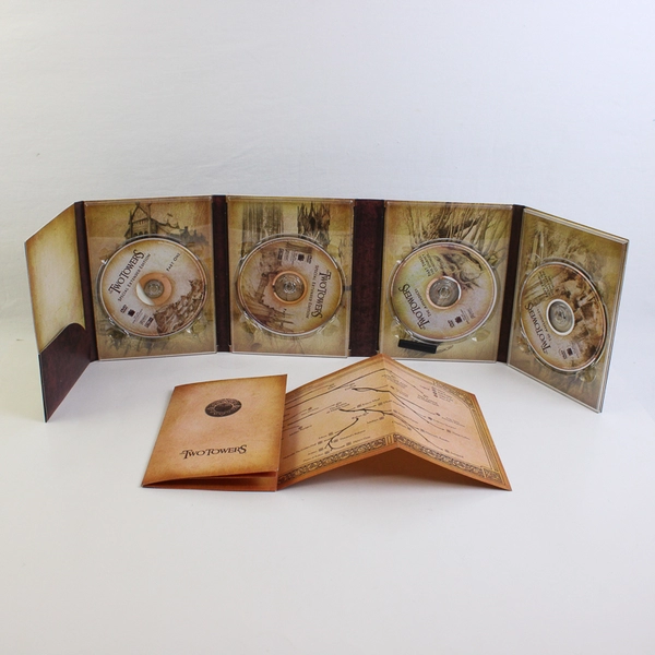 The Lord of the Rings: The Two Towers DVD 2003 4-Disc Set Extended Edition