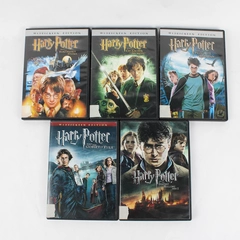 Lot Of 5 Harry Potter Movies (DVDs, 1, 2 , 3, 4, & Deathly Hallows Pt 2)
