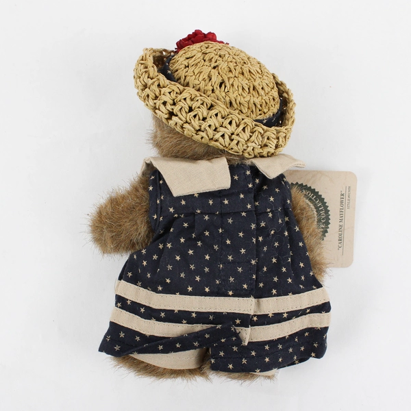 Boyds Bears Caroline Mayflower Stuffed Animal Plush Toy 6"