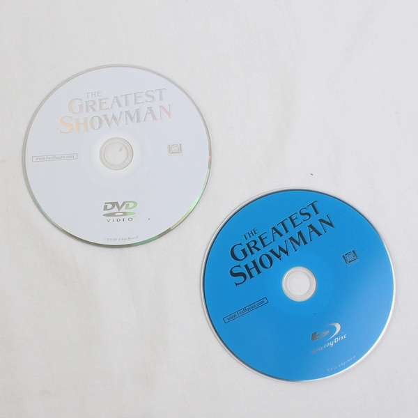  The Greatest Showman (Blu-ray & DVD, 2 Disc, 20th Century Fox, 2017)