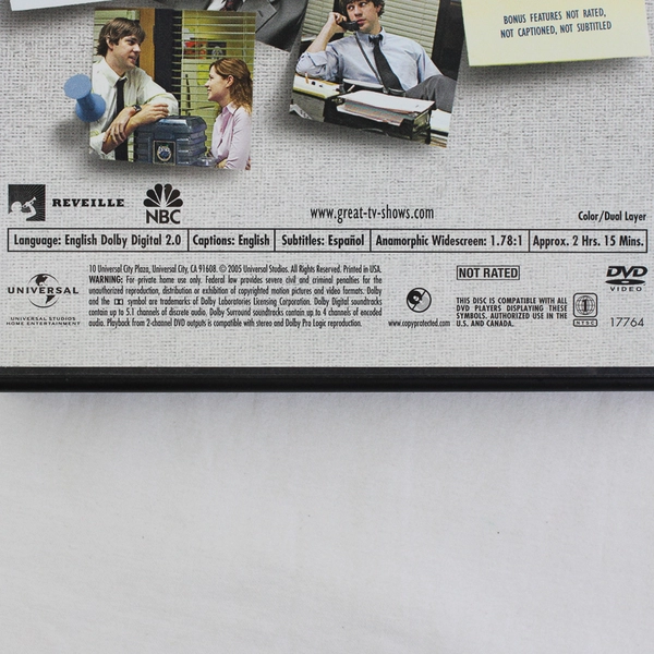  The Office: Season One(DVD, 1 Disc, Universal Studios, 2005)
