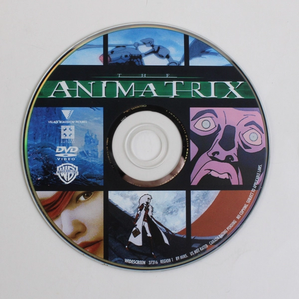 The Animatrix DVD, 9 Short Films Exploring the Matrix, 2003 #37316