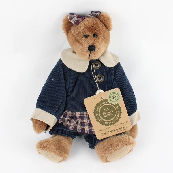 Boyds Bears Sarah Beth Jodibear Stuffed Animal Plush Toy 9"