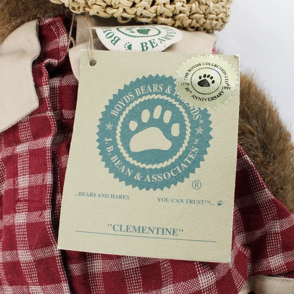 Boyds Bears Clementine Stuffed Animal Plush Toy 12"