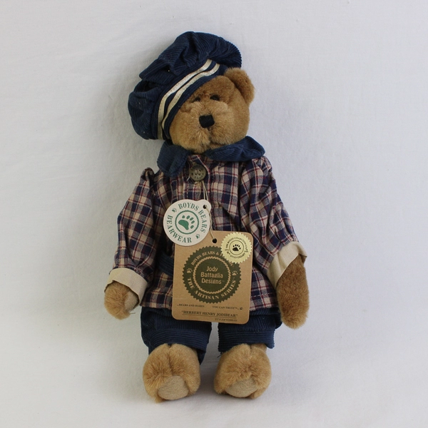 Boyds Bears Herbert Henry Jodibear Stuffed Animal Plush Toy 9"