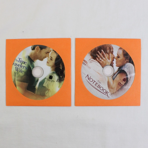 Lot Of 2 The Time Traveler's Wife & The Notebook (DVD, 2008, 2004, No DVD Cases)