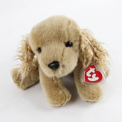 1996 Ty Corky the Cocker Spaniel Beanie Animal Stuffed Toy 11"