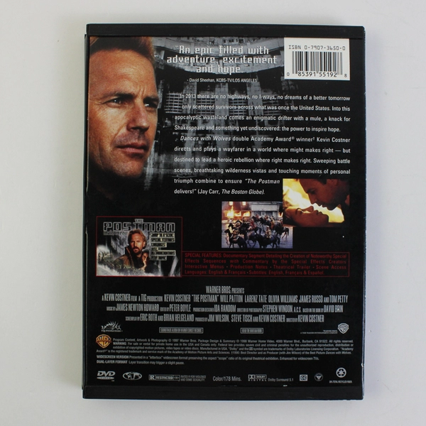 The Postman DVD 1998 Warner Bros Kevin Costner Sci-Fi 15519