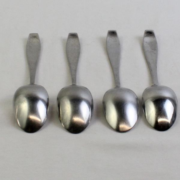 Lot of 4 Cambridge Silver CBS181 Pattern  SS Oval Soup Spoons 7.75" Rare HTF
