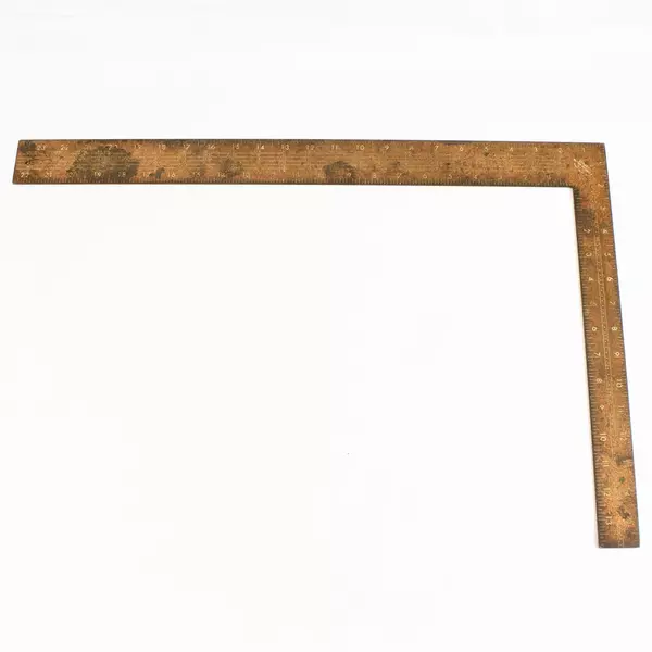 Vintage Gardner R-2-C Rafter-Framing Square Made in USA Steel 24" X 16"