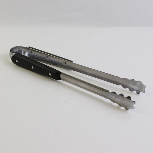 Ikea Stainless Steel Tongs with Black Handle Cooking Utensil